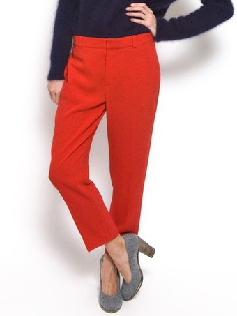 Karen Walker Slacks Double Crepe - Lyst