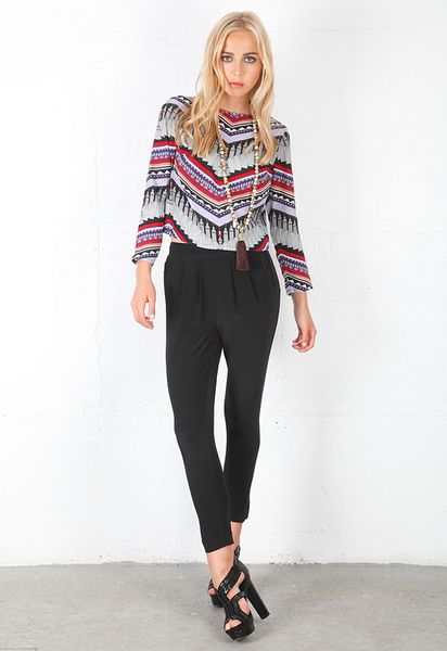 Mara Hoffman Pleated Pant in Black - Lyst