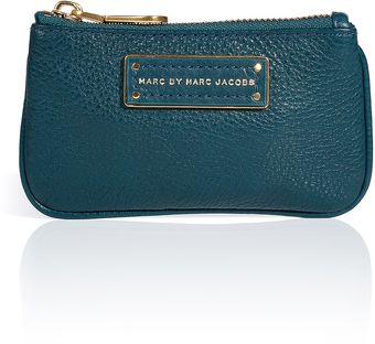 Marc By Marc Jacobs Peacock Leather Key Pouch - Lyst