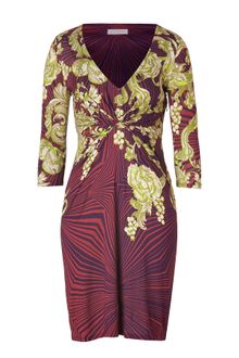 Matthew Williamson Berryjade Printed Draped Jersey Dress - Lyst