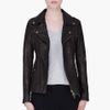 Mcq By Alexander Mcqueen Black Hip Leather Biker Jacket in Black - Lyst