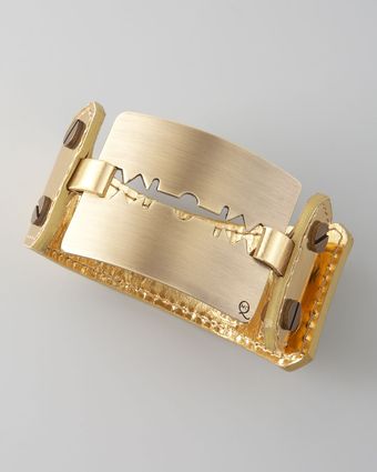 McQ by Alexander McQueen Large Razorblade Bracelet - Lyst