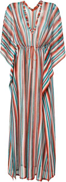 Missoni Aquamarine sunset Maxi Kaftan in Blue (aquamarine) - Lyst