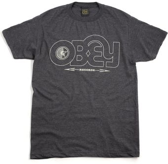 Obey Obey Voices Record Tshirt - Lyst