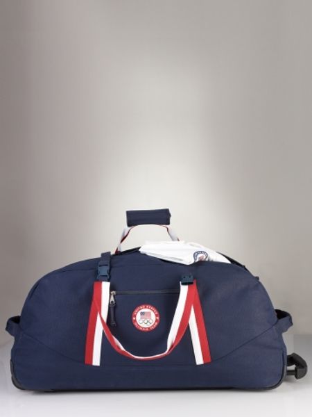 navy blue polo duffle bag