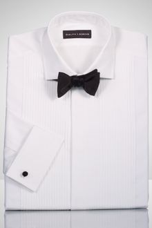 Ralph Lauren Black Label Solid Pleated Formal - Lyst