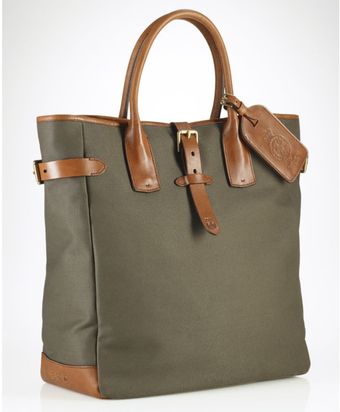 Ralph Lauren Canvas Tote - Lyst
