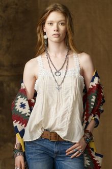 Ralph Lauren Racerback Laceinset Camisole - Lyst