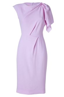 Roksanda Ilincic Lilac Onesleeve Wool Crepe Dress - Lyst