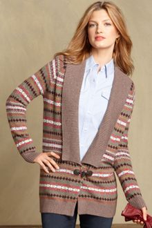 Tommy Hilfiger Olympia Longsleeve Fair Isle Knit Cardigan - Lyst