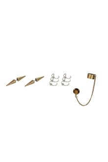 Topshop Ear Tunnel and Ear Cuff Pack - Lyst