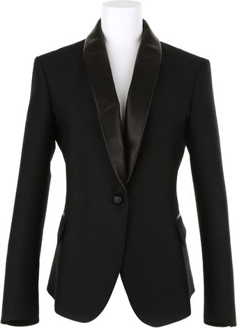Yves Saint Laurent Smoking Jacket in Virgin Wool - Lyst