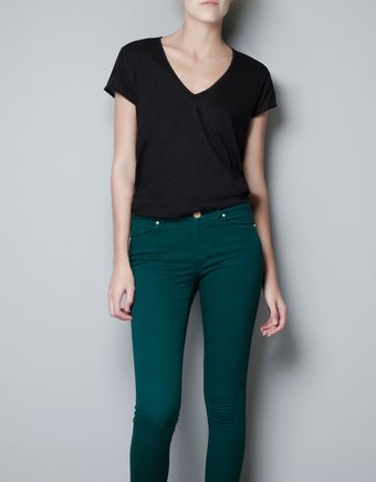 Zara Organic Cotton T-shirt - Lyst