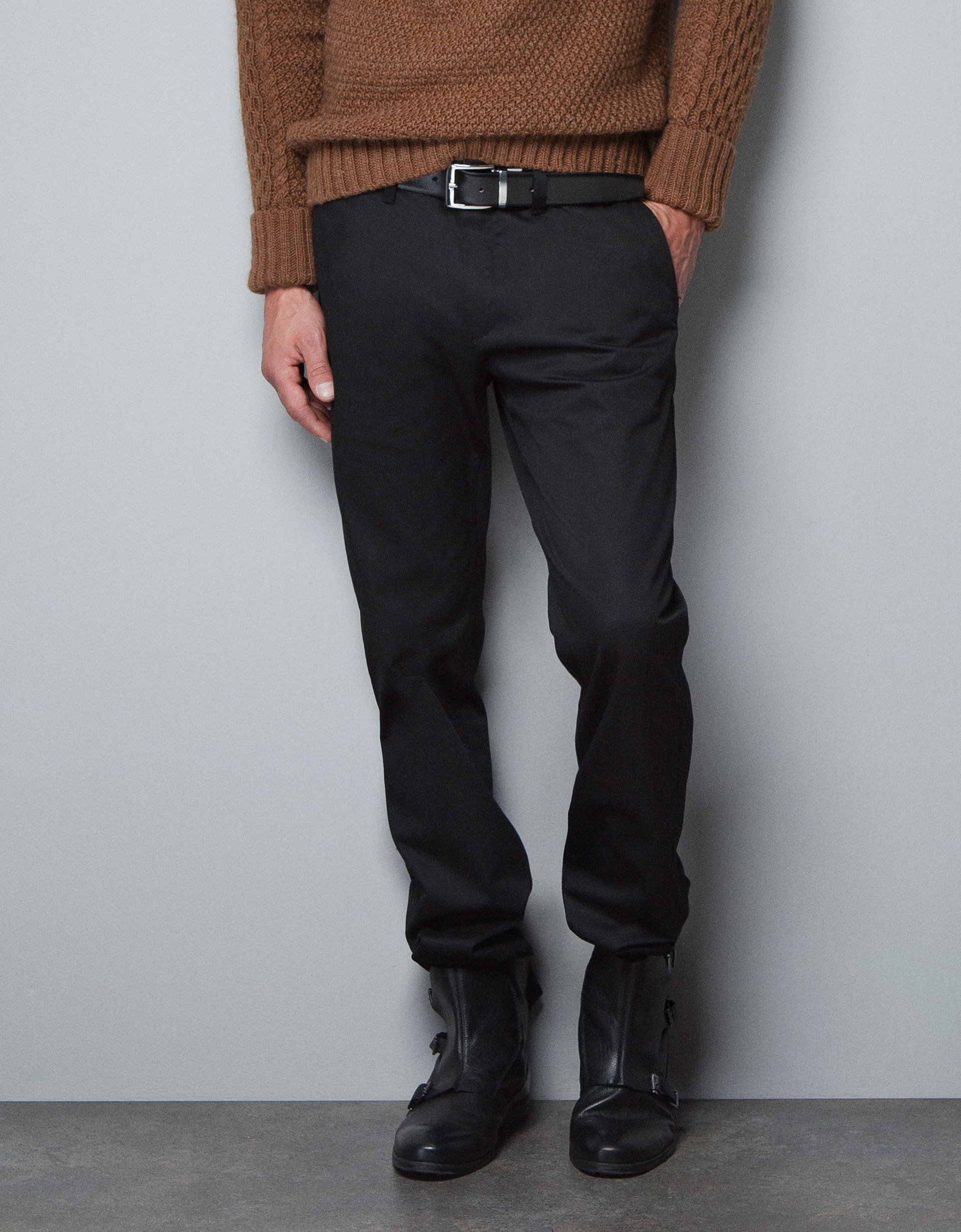 pleated trousers mens zara