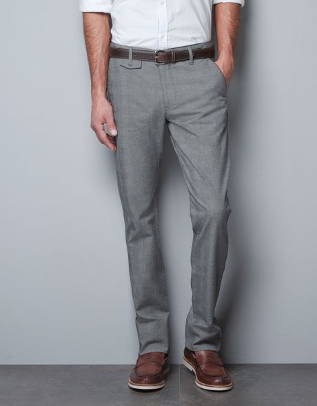 zara gray trousers