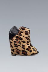Zara Leopard Wedge
