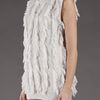 3.1 Phillip Lim Fringe Intarsia Tunic in White - Lyst
