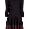 Alexander Mcqueen Ruffle Skirt Dress in Purple (aubergine) - Lyst