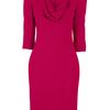 Alexander Mcqueen Silk Dress in Red (cherry) - Lyst