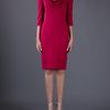 Alexander Mcqueen Silk Dress in Red (cherry) - Lyst