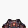 Alexander Mcqueen Oversize Floral Printed De Manta Clutch in Multicolor (floral) - Lyst