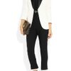 Alexander Mcqueen Crepe Tuxedo Blazer in White - Lyst