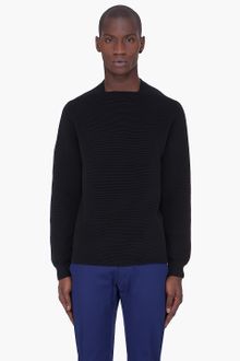 Alexander Wang Black Technical Ottoman Sweater - Lyst