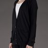 Alexander Wang Fine Gauge Knit Cardi in Black - Lyst