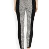 Alexander Wang Wool Blend and Rubberized Tweed Leggings Style Pants in Black - Lyst