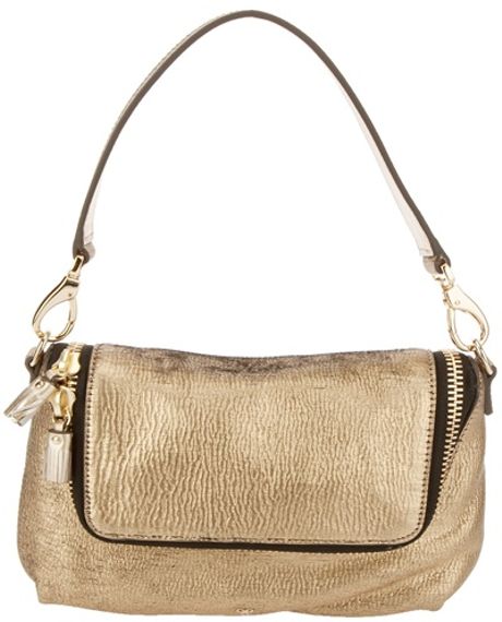 cross body gold bag