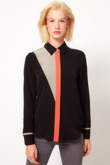 ASOS Collection  Shirt with Coloured Placket - Lyst