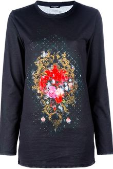 Balmain Printed Tshirt - Lyst