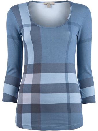 Burberry Brit Check Top - Lyst