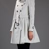 Burberry Belted Trench Coat in Gray (grey) - Lyst