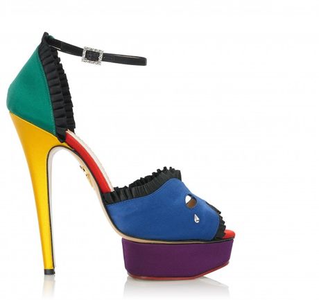 Charlotte Olympia Masquerade in Multicolor - Lyst