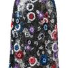 Christopher Kane Embroidered Chainmail Pencil Skirt in Multicolor (multicoloured) - Lyst