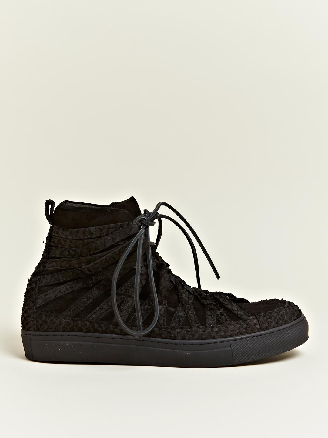 python leather shoes