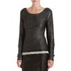 Diane Von Furstenberg Faye Sweater in Black (gold) - Lyst