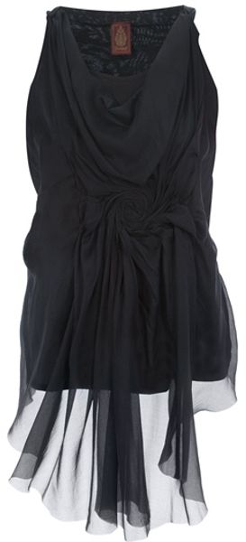 Dondup Draped Top - Lyst