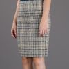 Dsquared2 Houndstooth Skirt in Brown - Lyst