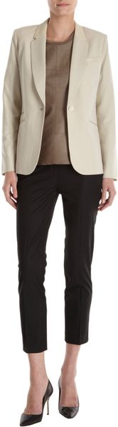 Elizabeth And James Rex Blazer in Khaki - Lyst