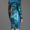 Emilio Pucci Printed Dress in Black - Lyst