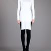 Gareth Pugh Long Sleeved Slit Detail Top in White - Lyst