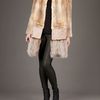 Giambattista Valli Fur Coat in Brown - Lyst