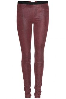 Helmut Lang Leather Leggings - Lyst