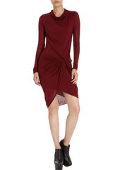 Helmut Lang Knot Front Dress