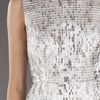 J. Mendel Silk Jacquard Dress in Gray - Lyst