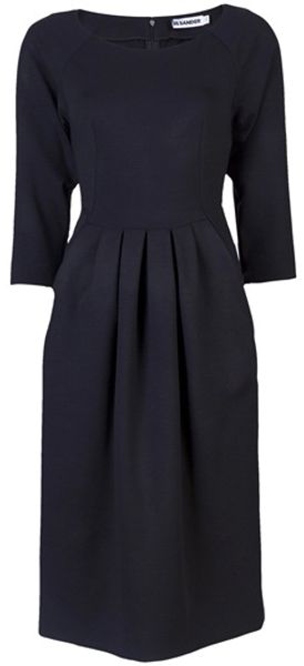 Jil Sander Muffin Long Dress - Lyst