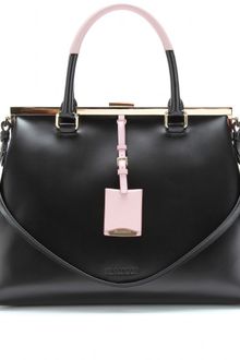 Jil Sander Sporty Madame Leather Handbag - Lyst