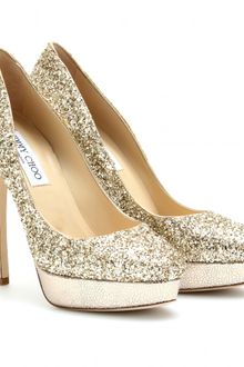 Jimmy Choo Cosmic Glitter Platform Pumps - Lyst